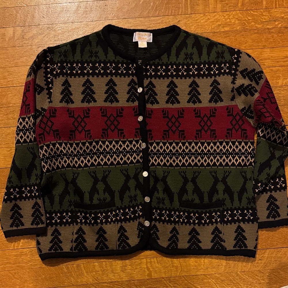 Tally-Ho Holiday Cardigan